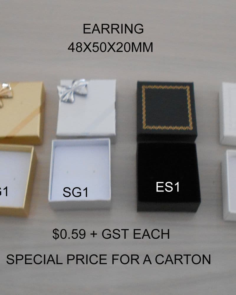 Earring boxes